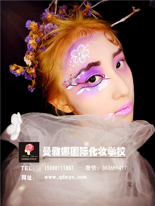 青岛曼雅娜创意彩妆造型作品